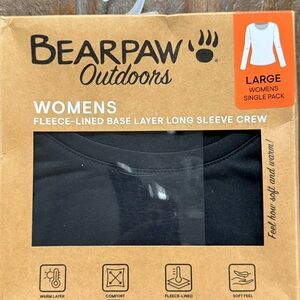 BearPaw Outdoors FLEECE-LINED BASE LAYER LONG SLEEVE NIB